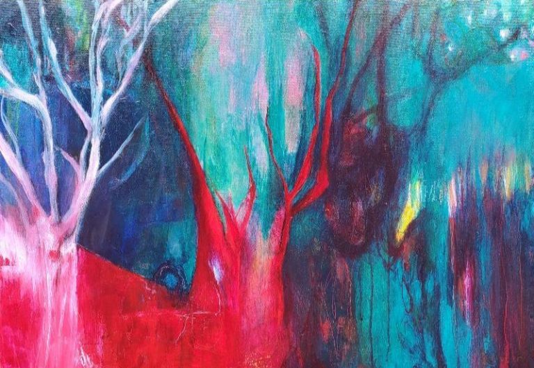 Image of 'Tree Dreams' painting by Kat Gruber