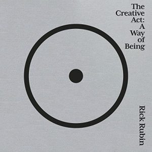 A grey book cover for the book 'The Creative Act' by Rick Rubin