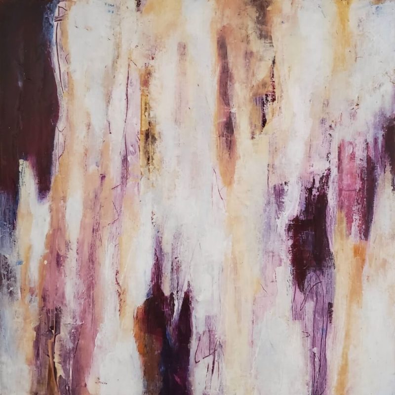 A full image of Abstract painting 'Tree Story 3' by Kathryn Gruber.