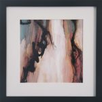 Framed and mounted picture of Abstract painting, 'Presence' by Kathryn Gruber